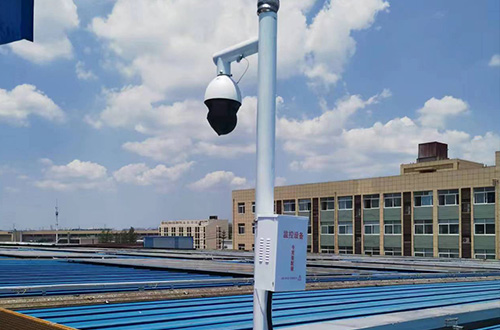 六安屋顶新能源发电4G监控球机摄像头